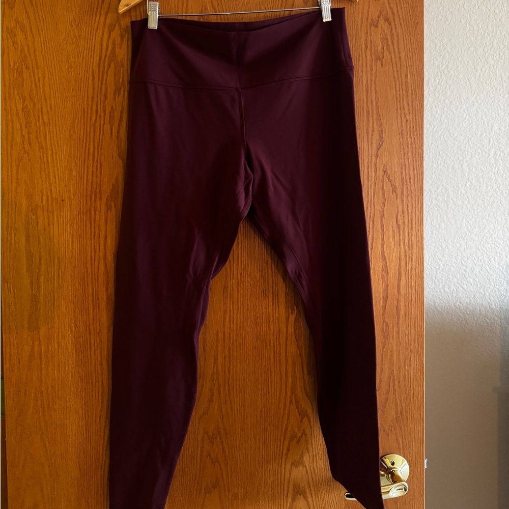 Lululemon Athletica align maroon/burgundy Leggings